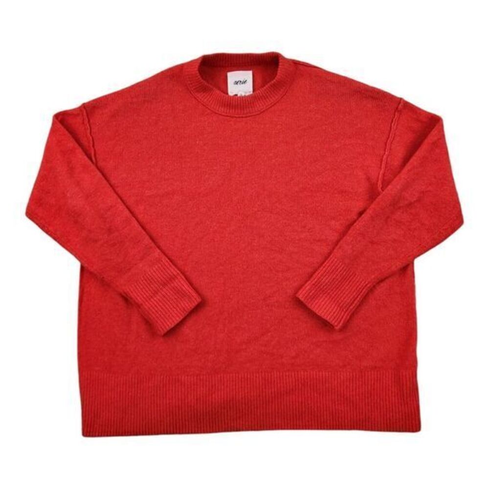 Aerie Bubble Sleeve Sweater Red Womens‎ XS